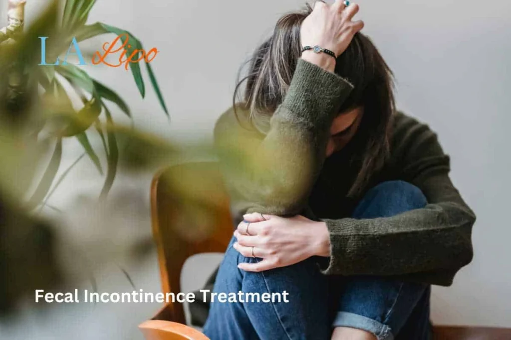 woman worried about fecal incontinence diet Telford