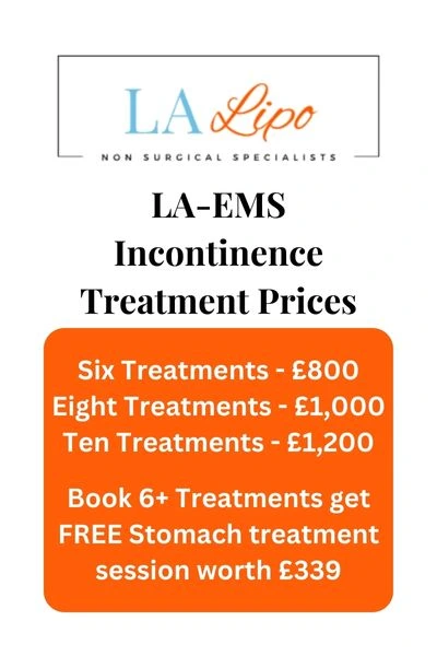 LA-EMS Incontinence Treatment Prices Telford