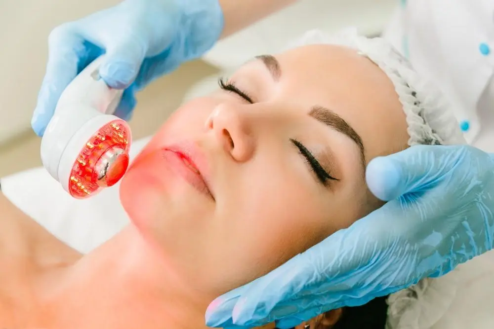 woman having non-surgical Morph8 treatment Telford