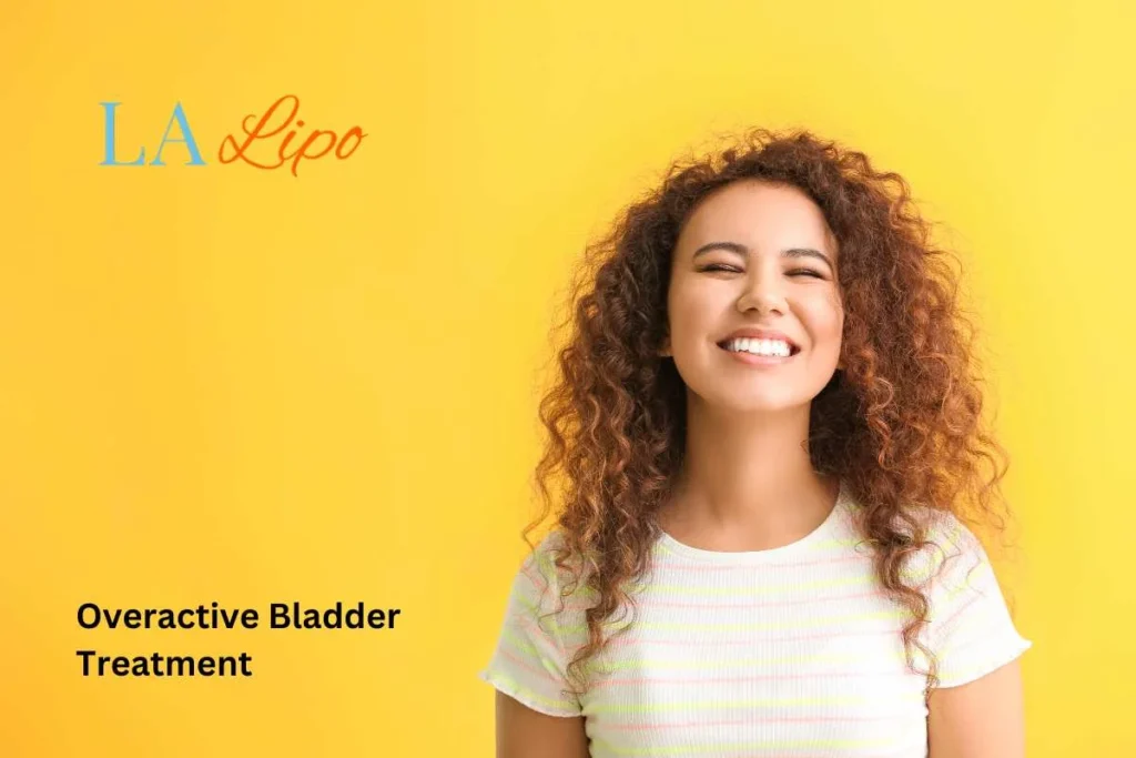 woman smiling about overactive bladder treatment Telford solutions