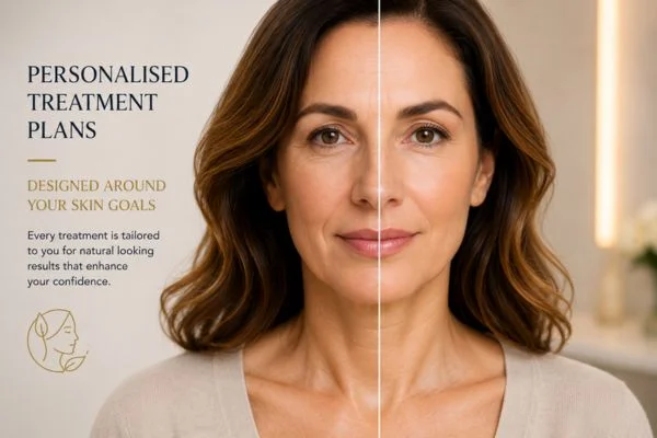 Before and after results of Collagen Lift Therapy Telford